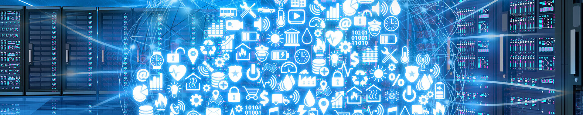 Wolke mit Visualisierung verschiedenster Dienste und Web-Services